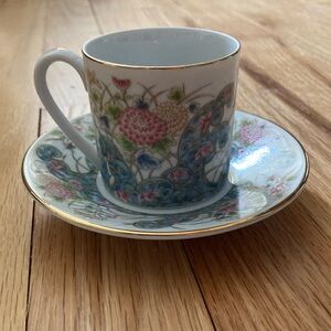 NWT Vintage Laudel for Macy’s Porcelain Made in Japan Demitasse Tea Cup/Saucer